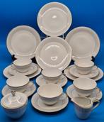 Bavaria Elfenbein Porzellan – Kaffeeservice mit Goldrand –