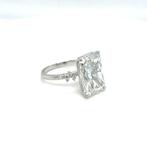Zonder minimumprijs - Ring - 14 karaat Witgoud - 10.29ct., Handtassen en Accessoires, Ringen, Nieuw
