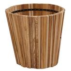 Miguel plantenbak 58xH50 cm rond teak 4-Seasons Outdoor, Jardin & Terrasse, Bacs à fleurs & Jardinières, Ophalen of Verzenden