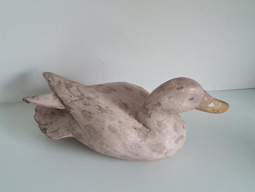 Lokeend - originele antieke houten lokeend - Hout, Antiek en Kunst, Curiosa en Brocante