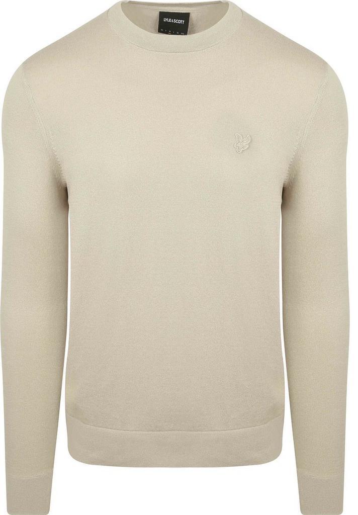Lyle & Scott Tonal Pullover Greige maat Maat 48/50 (M) Heren, Kleding | Heren, Truien en Vesten, Grijs, Nieuw, Maat 48/50 (M)