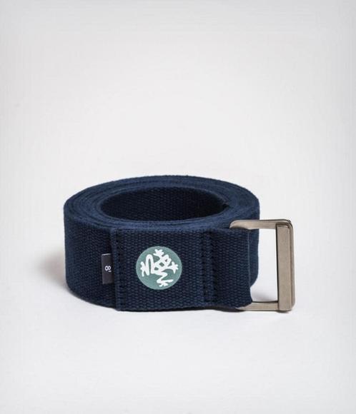 Manduka Align Strap -8ft- Midnight, Sport en Fitness, Yoga en Pilates, Nieuw, Ophalen of Verzenden