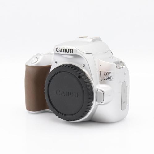 Canon EOS 250D body zilver occasion, Audio, Tv en Foto, Fotocamera's Digitaal, Zo goed als nieuw, Canon, Verzenden
