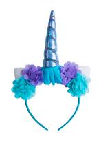 Eenhoorn Haarband Blauw Bloemetjes Unicorn Diadeem Oortjes B, Vêtements | Femmes, Ophalen of Verzenden