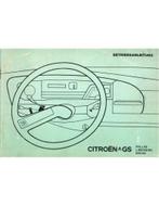 1976 CITROEN GS INSTRUCTIEBOEKJE DUITS, Ophalen of Verzenden