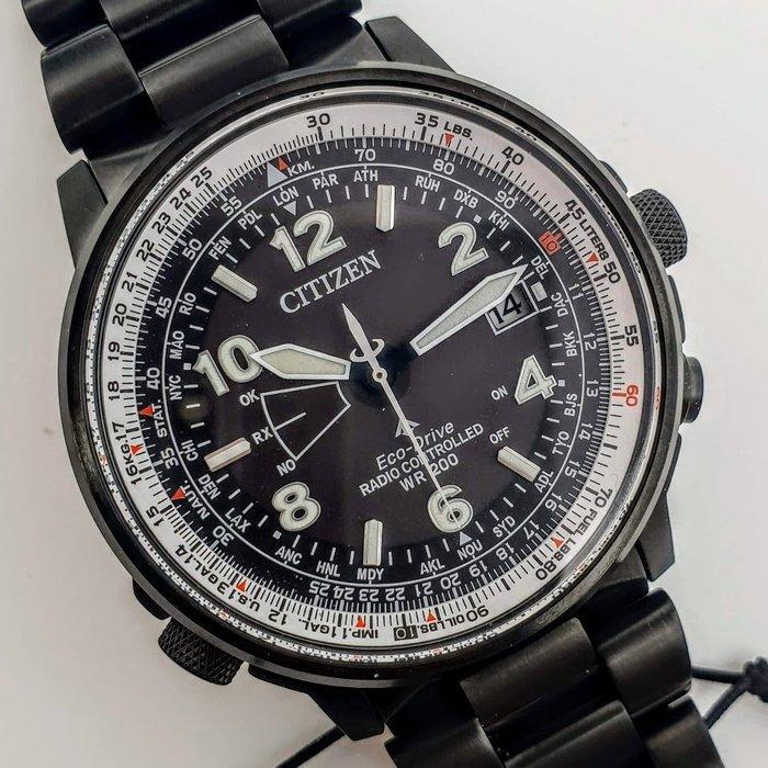 Citizen - Eco Drive Radiocontrol Pilot - Zonder minimumprijs, Handtassen en Accessoires, Horloges | Heren
