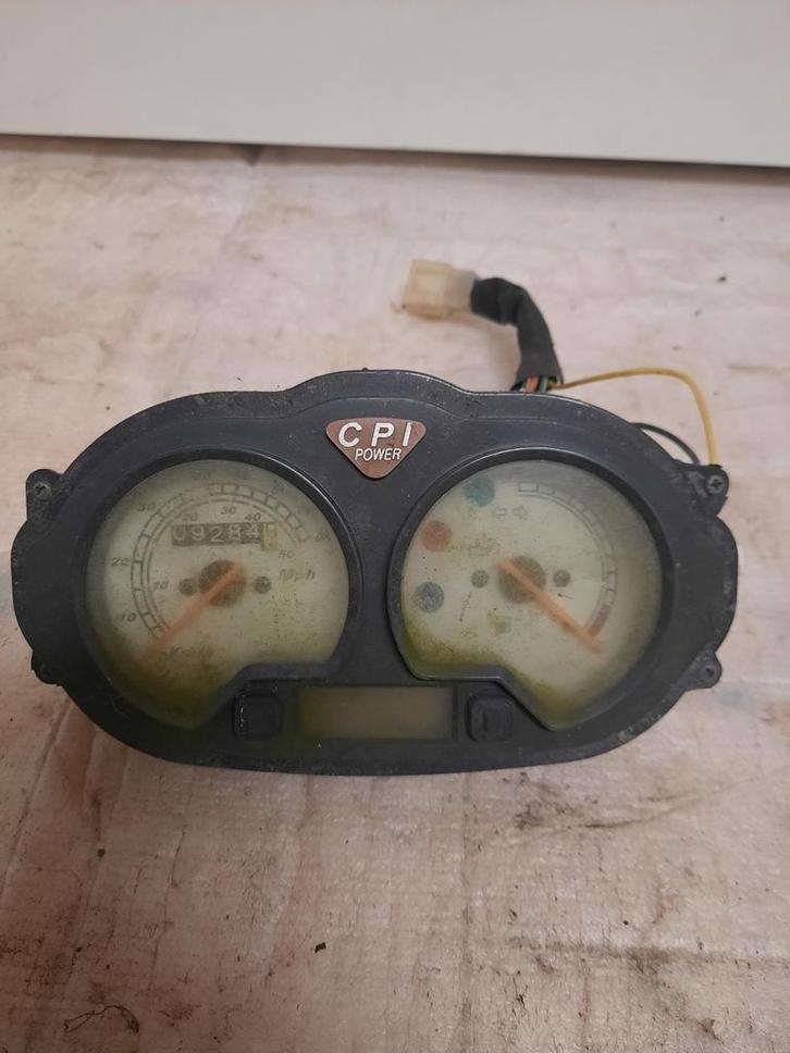 CPI Popcorn 50 2T grijs /  kilometerteller / km teller /, Fietsen en Brommers, Brommeronderdelen | Scooters, Overige typen, Overige merken