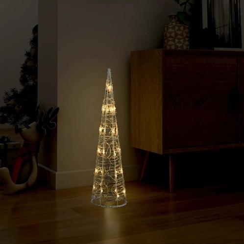 vidaXL Cône lumineux décoratif pyramide LED acrylique, Divers, Noël, Neuf, Envoi