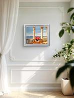 École méditerranéenne (XX) - Fleurs face à la mer