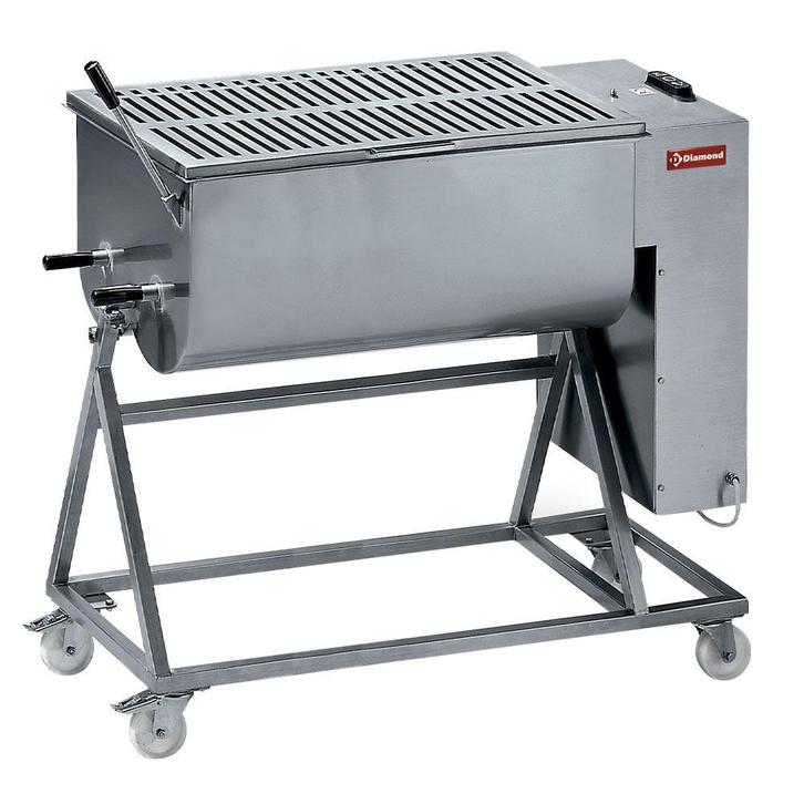 Vleesmenger | RVS | 120kg | Onderstel | Op Wielen | 2.2kW |, Articles professionnels, Horeca | Équipement de cuisine, Envoi
