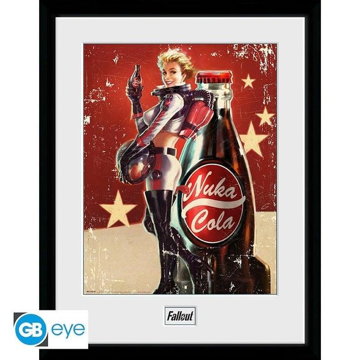 Fallout Nuka Cola Framed Print 30 x 40 cm, Verzamelen, Film en Tv, Ophalen of Verzenden