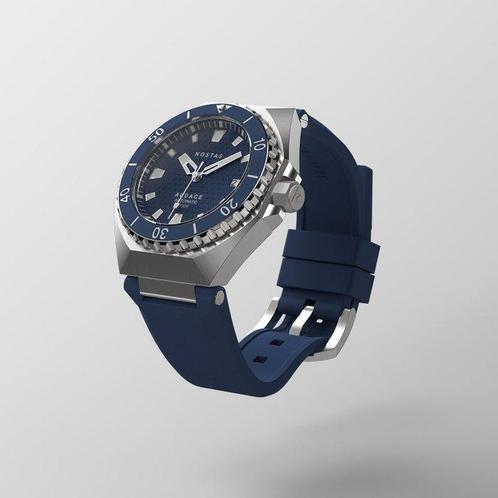 NOSTAS - Audace 500 – Ocean Blue - NA502 Svizzero bracciale, Handtassen en Accessoires, Horloges | Heren