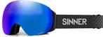 SINNER Avon Skibril Unisex - Zwart - Blauwe Sintrast Lens...