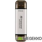 Transcend TS512GESD310S  512GB USB-C/USB-A, Computers en Software, Harde schijven, Verzenden, Nieuw