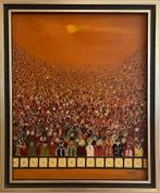 Foule rouge, 1972, Antiek en Kunst, Kunst | Schilderijen | Modern
