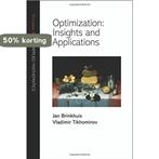 Optimization - Insights and Applications 9780691102870, Boeken, Verzenden, Gelezen, Jan Brinkhuis
