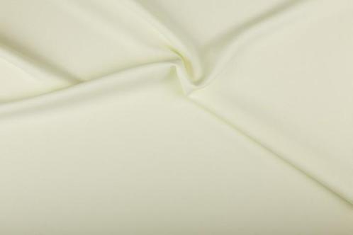 Polyester stof gebroken wit - burlington 25m op rol, Hobby en Vrije tijd, Stoffen en Lappen, Verzenden