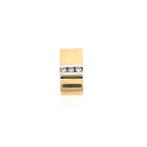 Gouden minimalistische hanger met diamant | 0,10 ct., Overige merken, Goud, Gebruikt, Ophalen of Verzenden