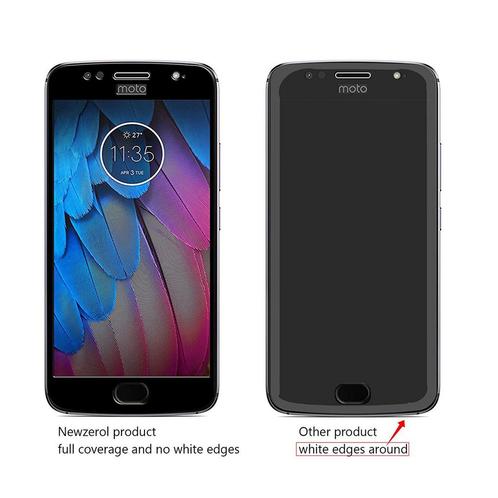 DrPhone Moto G5s Glas 4D Volledige Glazen Dekking Full, Telecommunicatie, Mobiele telefoons | Hoesjes en Screenprotectors | Overige merken