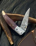 Keukenmes - Keukensmessen - Premium Damascus vouwbaar zakmes, Antiek en Kunst