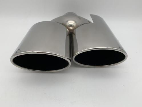 Uitlaat Sierstuk RVS Dubbel ovaal – 2 x 10,5 X 7,5 cm, Auto-onderdelen, Uitlaatsystemen, Nieuw, Ophalen of Verzenden