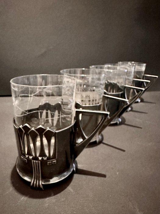 WMF / Geislingen, SCHOTT Mainz - Albin Müller - Drinkglas, Antiek en Kunst, Kunst | Designobjecten