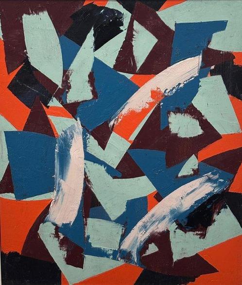 Luigi Montanarini (1906-1998) - Geometrie, Antiek en Kunst, Kunst | Schilderijen | Modern