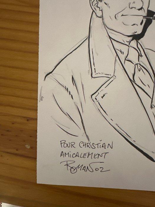 Olivier Roman - 1 Oorspronkelijk gesigneerd tekening - Harry, Boeken, Stripverhalen