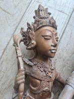 Balinese houten gesculpteerde standbeeld van 40 cm - Rama -, Antiek en Kunst