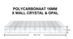 Compleet polycarbonaat dak bouwpakket + 16mm kanaalplaten