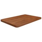 vidaXL Wastafelblad 60x40x2,5cm behandeld massief hout, Huis en Inrichting, Keuken | Keukenelementen, Verzenden, Nieuw