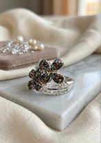 Zonder minimumprijs - Ring Zilver - 1.08ct. tw. Diamant, Nieuw