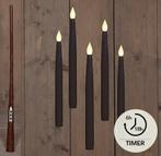 Set van 5 led kaarsen annas collection – zwart floating, Nieuw