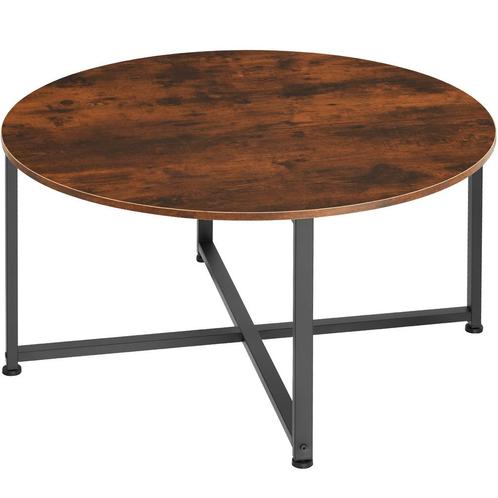 Salontafel Aberdeen 88,5x47cm - Industrieel hout donker, rus, Maison & Meubles, Tables | Tables de salon, Envoi