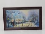 Thomas Kinkade A Holiday Gathering Lit Canvas Print met..., Verzamelen, Ophalen of Verzenden, Zo goed als nieuw, Overige typen