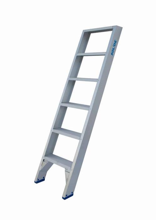 Solide enkele trap 6 treden – 1.50m, Doe-het-zelf en Bouw, Ladders en Trappen, Trap, Nieuw, Minder dan 2 meter, Ophalen of Verzenden