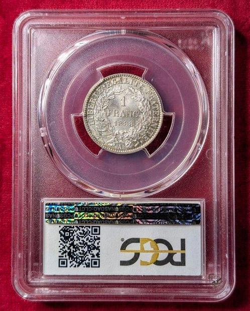 Frankrijk. 1 Franc 1888-A Ceres - PCGS MS65, Postzegels en Munten, Munten | Europa | Euromunten