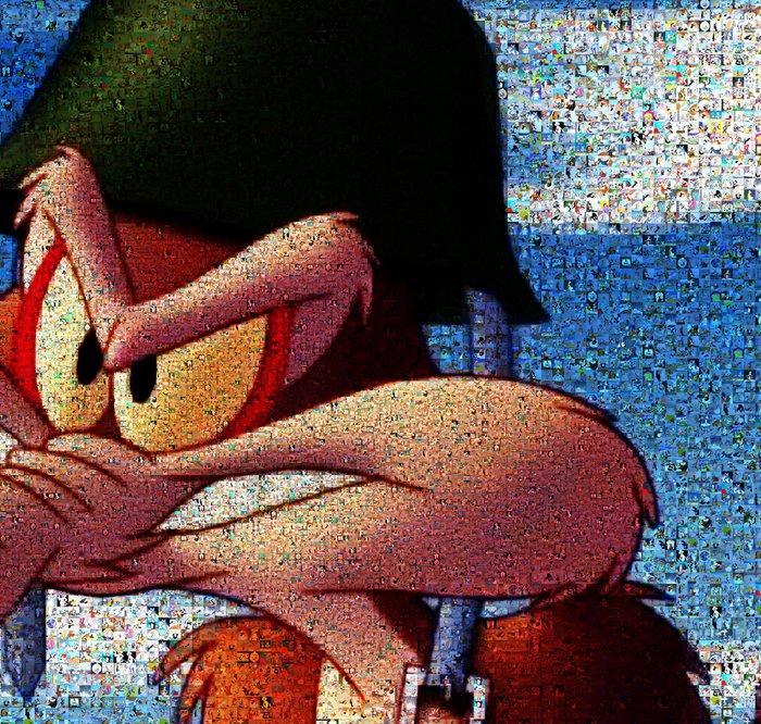 David Law (1967) - Crypto Tex Avery - Vil Coyote VIII, Antiek en Kunst, Kunst | Schilderijen | Modern