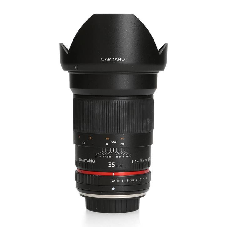 Samyang Optics 35mm f/1.4 ED AS UMC AE (Olympus), Audio, Tv en Foto, Foto | Lenzen en Objectieven, Zo goed als nieuw, Ophalen of Verzenden