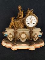 Figurale pendule - Albast, Brons - 1900-1910