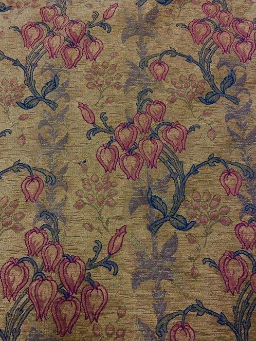 Prestigieuze 60-draads gobelinstof met bloemmotief -, Antiquités & Art, Tapis & Textile