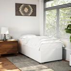 vidaXL Bedframe kunstleer wit 90x200 cm, Verzenden, Nieuw