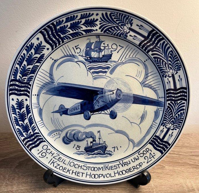 Wandbord - Delfts blauw - Blauw & Wit Royal Delft, Antiek en Kunst, Antiek | Wandborden en Tegels