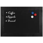 Krijtbord Magnetisch Hout Zwart 40x50 cm, Verzenden, Nieuw