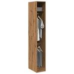 vidaXL Kledingkast 30x50x200 cm bewerkt hout artisanaal, Huis en Inrichting, Kasten | Kleerkasten, Verzenden, Nieuw