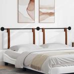 vidaXL Hangend hoofdbord Wandgemonteerd Wit 210 x 55 x 5 cm, Maison & Meubles, Verzenden