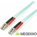 StarTech.com 2m 10Gb Aqua Multimode 50/125 Duplex, Verzenden, Nieuw