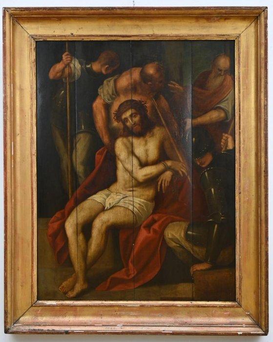 Cerchia di Jacopo Palma il Giovane (XVI-XVII) - Ecce Homo, Antiek en Kunst, Kunst | Schilderijen | Klassiek