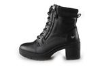 Mustang Veterboots in maat 38 Zwart | 5% extra korting, Verzenden, Zwart, Overige typen, Zo goed als nieuw