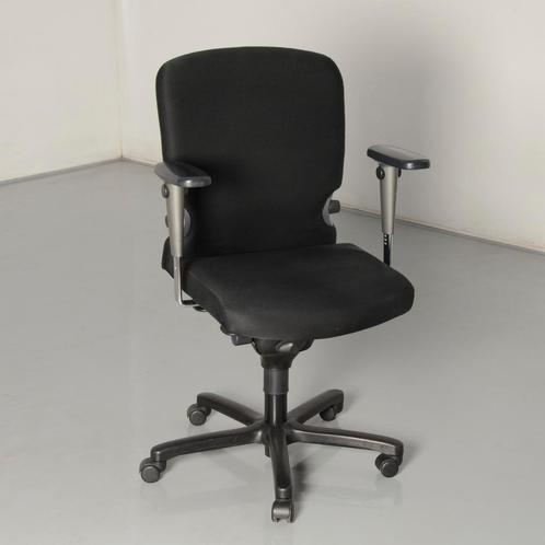 Comforto 77 bureaustoel, zwart, ronde rug, 3D armleggers, Maison & Meubles, Chaises de bureau, Enlèvement ou Envoi